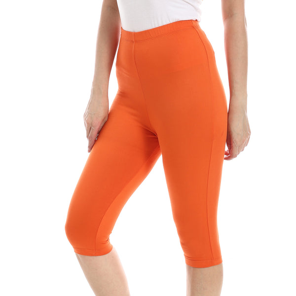 Slim_Fit_Lycra_Capri_Leggings_-_Orange