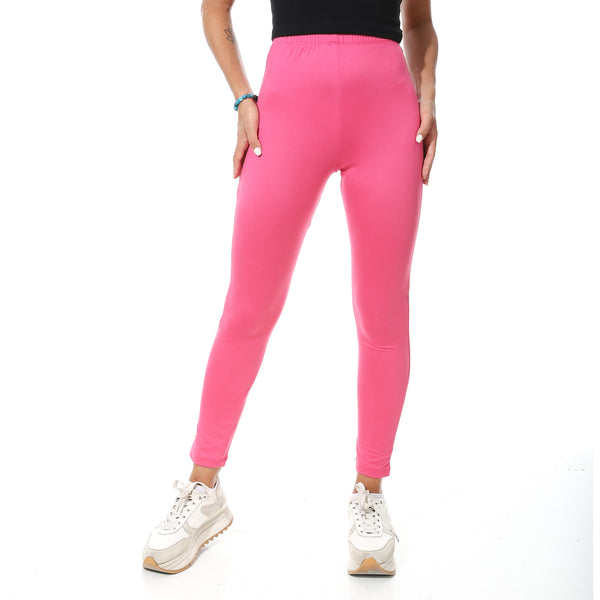 Slim_Fit_Solid_Slim_Fit_Pants-Fuchsia