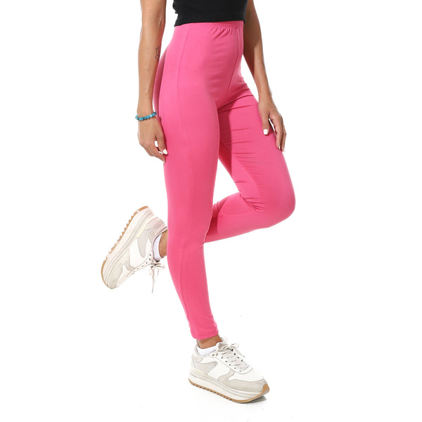 Slim_Fit_Solid_Slim_Fit_Pants-Fuchsia