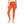 Orange_Elastic_Waist_Plain_Leggings