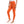 Orange_Elastic_Waist_Plain_Leggings