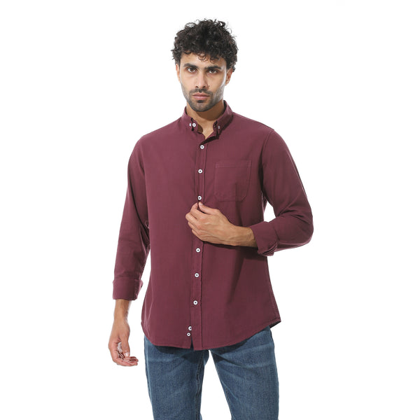 Basic_Full_Buttoned_Long_Sleeves_Shirt_-_Burgundy