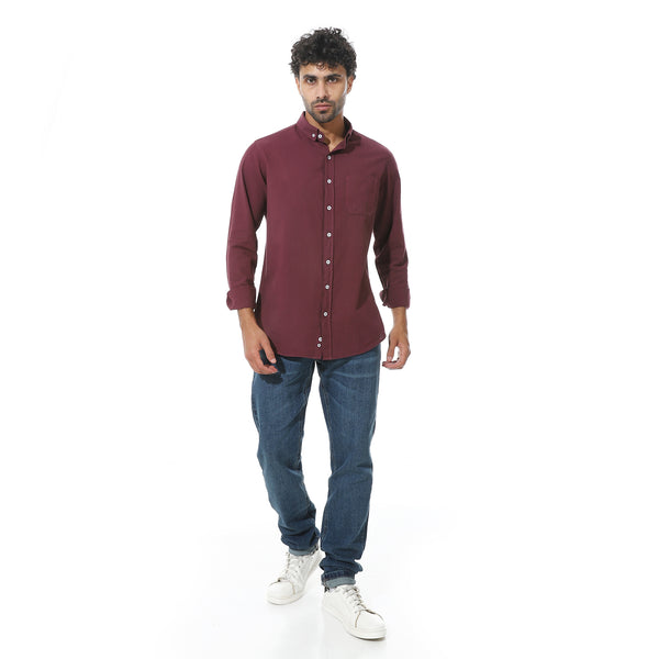 Basic_Full_Buttoned_Long_Sleeves_Shirt_-_Burgundy