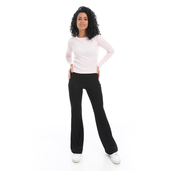 Long_Sleeves_Ribbed_Top-Dark_Rose