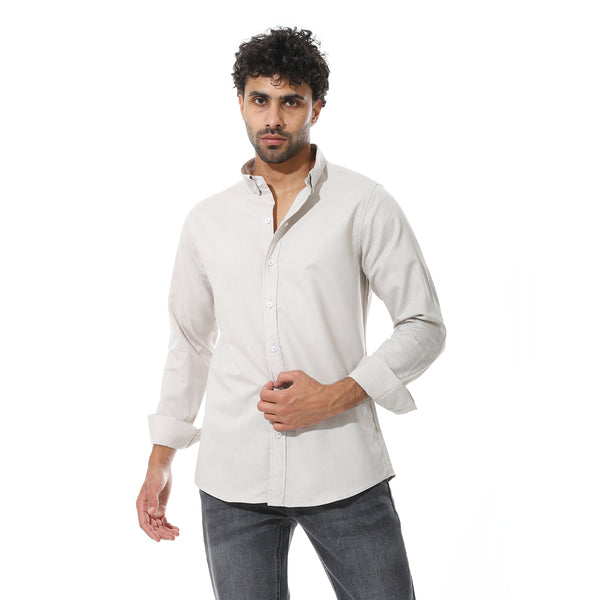 Self_Pattern_Classic_Neck_Shirt_-_Light_Grey