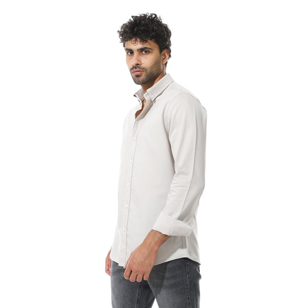Self_Pattern_Classic_Neck_Shirt_-_Light_Grey