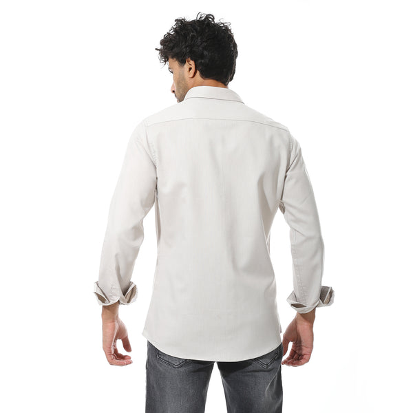 Self_Pattern_Classic_Neck_Shirt_-_Light_Grey