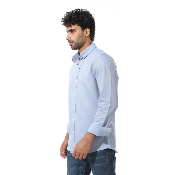 Self_Pattern_Classic_Neck_Shirt_-_Light_Blue