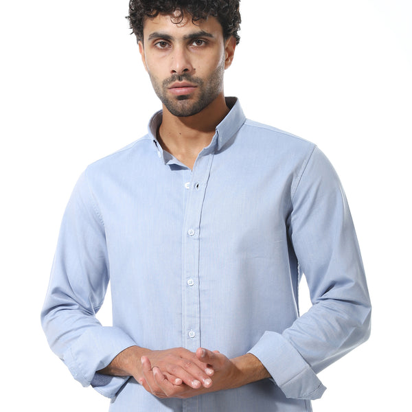 Self_Pattern_Classic_Neck_Shirt_-_Light_Blue