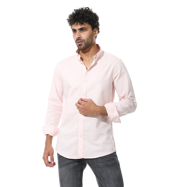 Self_Pattern_Classic_Neck_Shirt_-_Powder_Pink