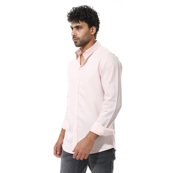 Self_Pattern_Classic_Neck_Shirt_-_Powder_Pink