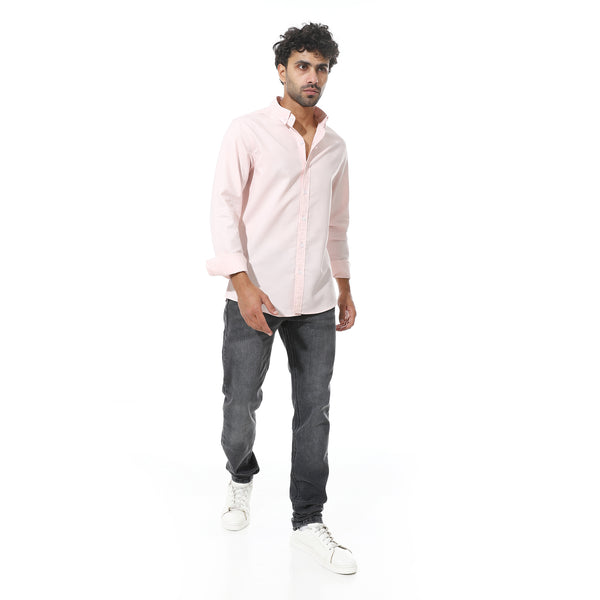Self_Pattern_Classic_Neck_Shirt_-_Powder_Pink