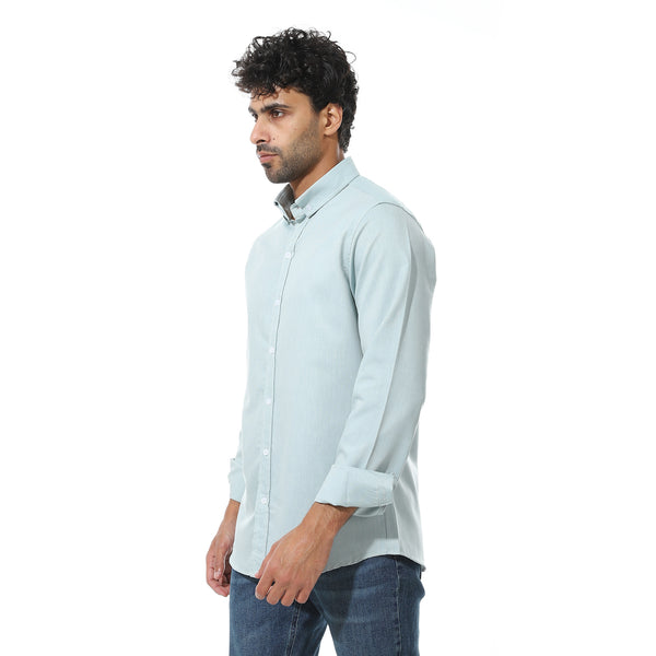 Self_Pattern_Classic_Neck_Shirt_-_Mint