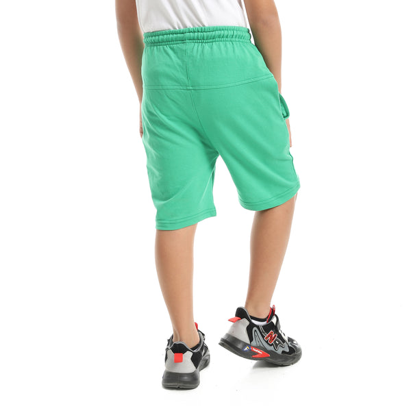 A_Stylish_Trend_With_Sided_Pockets_Green_Short-Green