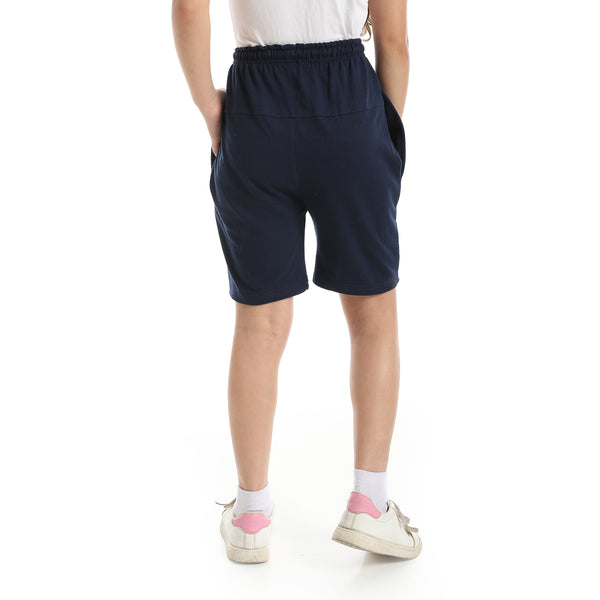 Elastic_Waist_With_Drawstrings_Shorts_-_Navy_Blue