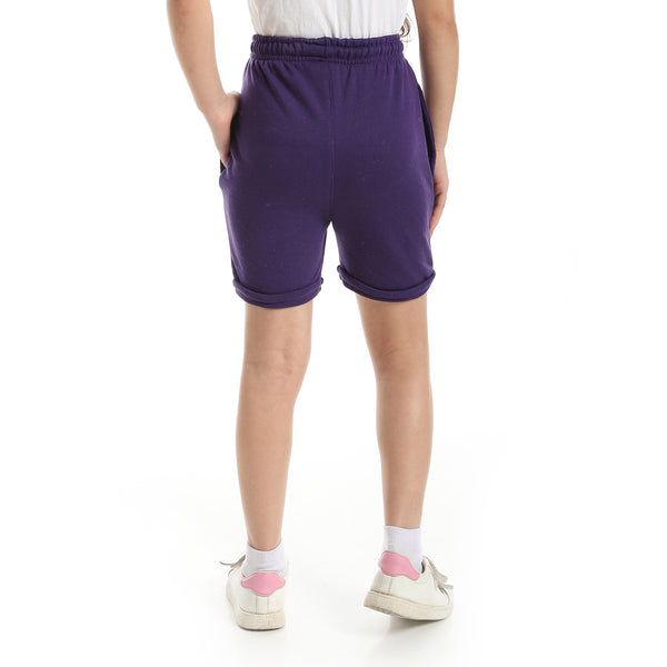 Elastic_Waist_With_Drawstrings_Shorts_-_Purple