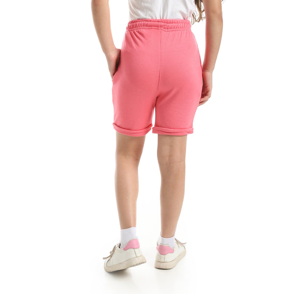 Pink_Short_With_Elastic_Waist_And_Drawstrings-Pink