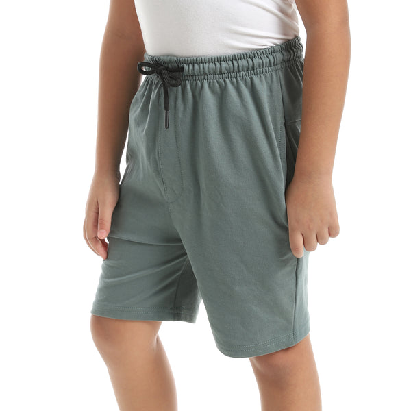 A_Stylish_Trend_With_Sided_Pockets_Olive_Short-Green