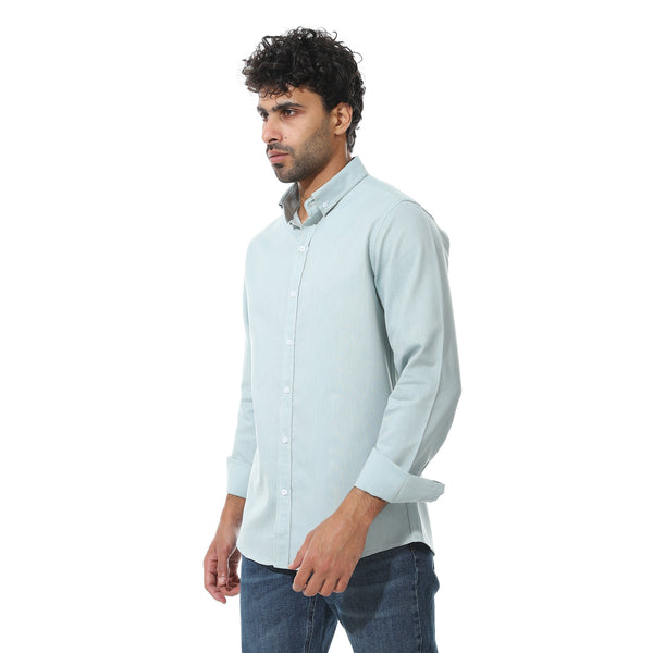 Self_Pattern_Classic_Neck_Shirt_-_Light_Mint