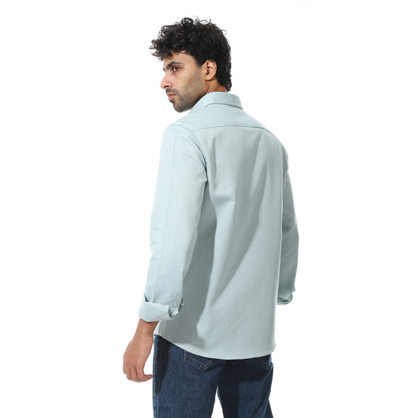 Self_Pattern_Classic_Neck_Shirt_-_Light_Mint