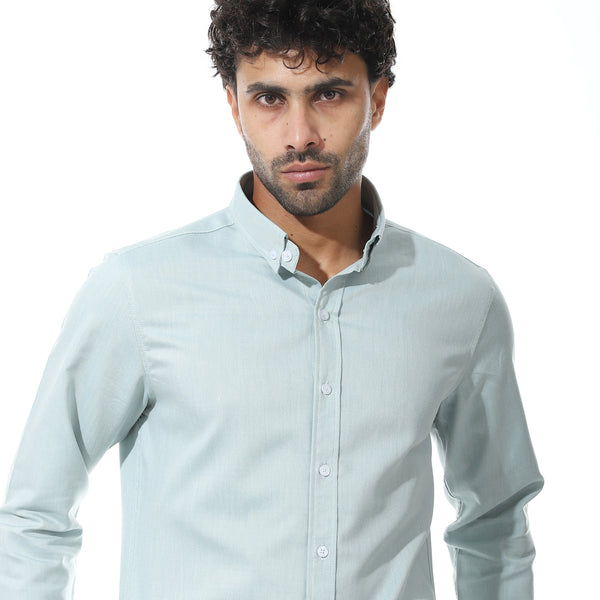 Self_Pattern_Classic_Neck_Shirt_-_Light_Mint