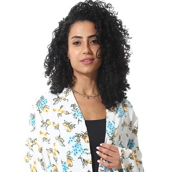 Floral_Pattern_Wide_Long_Sleeves_Cardigan_-_White