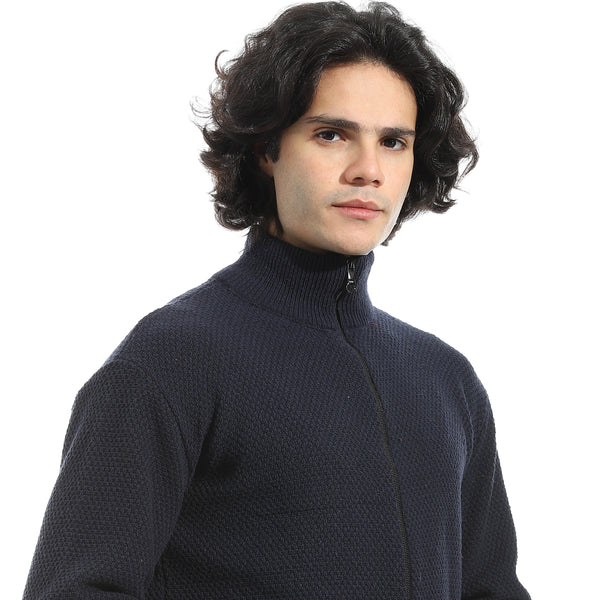 Full_Zipper_Closure_Self_Pattern_-_Navy_Blue