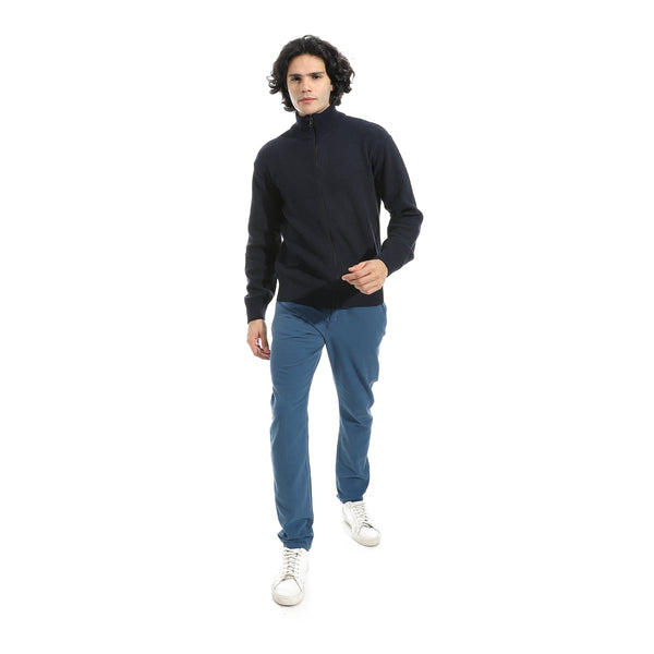 Full_Zipper_Closure_Self_Pattern_-_Navy_Blue