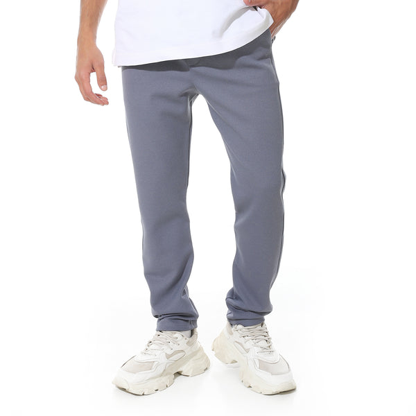 Elastic_Waist_With_Drawstring_Casual_Pants_-_Light_Grey