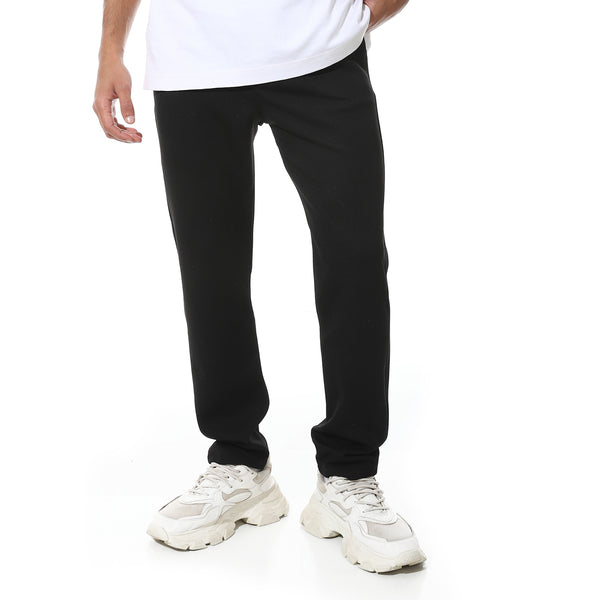Elastic_Waist_With_Drawstring_Casual_Pants_-_Black