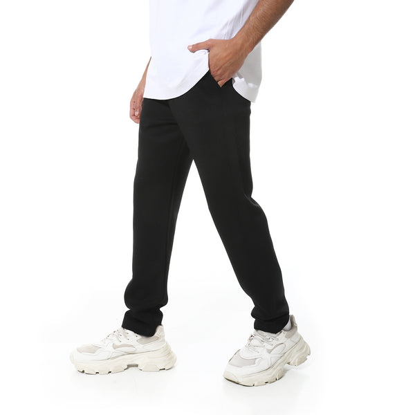 Elastic_Waist_With_Drawstring_Casual_Pants_-_Black