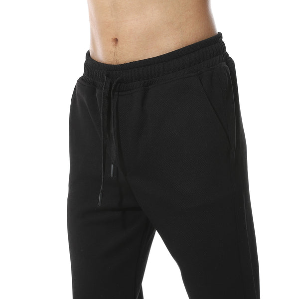 Elastic_Waist_With_Drawstring_Casual_Pants_-_Black