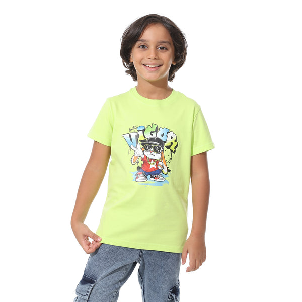 Regular_Fit_Printed_Boys_T-Shirt_Neon_Green