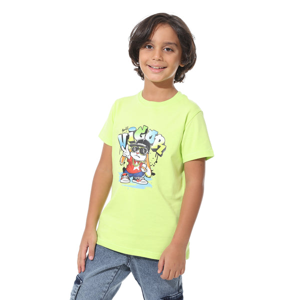 Regular_Fit_Printed_Boys_T-Shirt_Neon_Green