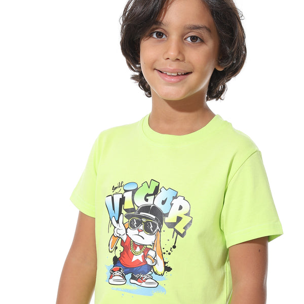 Regular_Fit_Printed_Boys_T-Shirt_Neon_Green