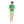 Half_sleeves_with_Button_Closure_Collar_T-Shirt_-_Green