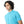 Round_Collar_Button_Closure_Half_Sleeves_T-Shirt_-_Blue