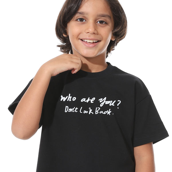 Loose_Fit_Printed_Black_Half_Sleeves_T-Shirt_-_Black