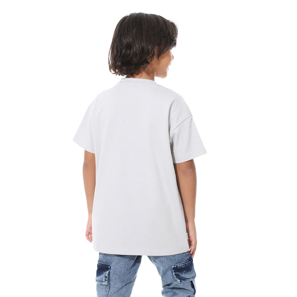 Printed_Half_Sleeves_Light_Grey_T-Shirt_-_Gray