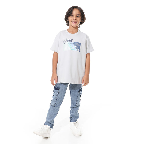 Printed_Half_Sleeves_Light_Grey_T-Shirt_-_Gray