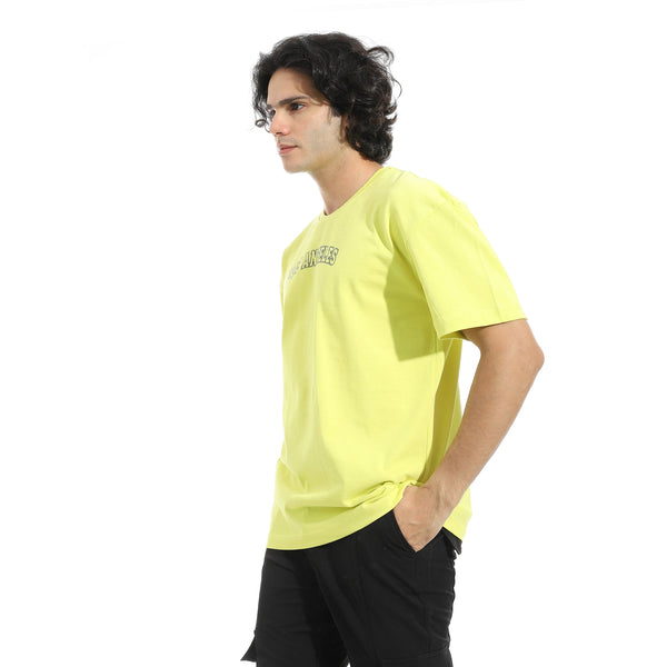 Oversize_Half_Sleeves_Printed_T-Shirt_-_Yellow