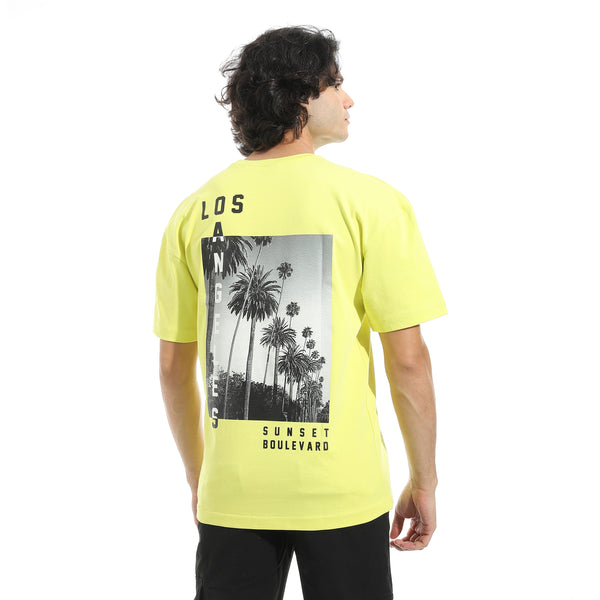 Oversize_Half_Sleeves_Printed_T-Shirt_-_Yellow