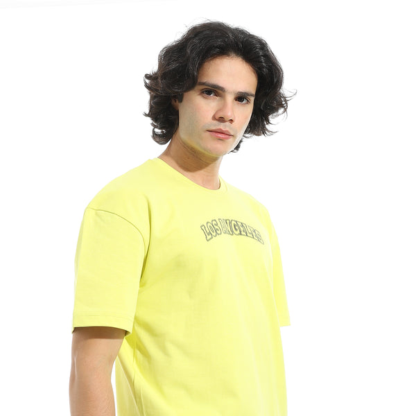 Oversize_Half_Sleeves_Printed_T-Shirt_-_Yellow