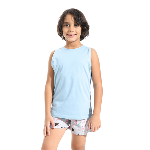Flamingo_Shapes_Boys_Swimsuit_with_Elastic_Waist___Grey_&_Pink