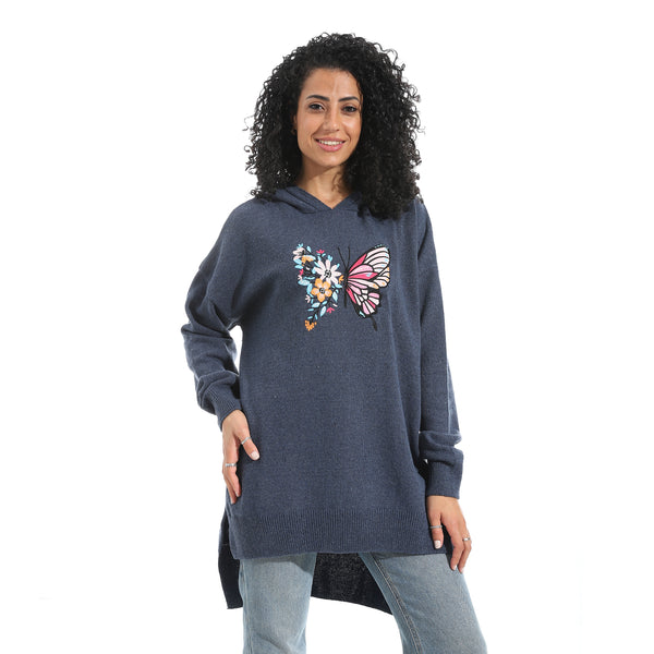Printed_Long_Sleeves_Hoodie_-_Teal_Blue