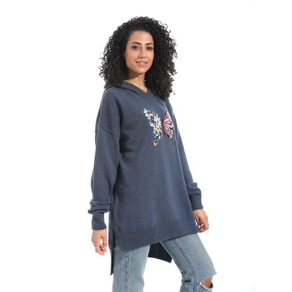 Printed_Long_Sleeves_Hoodie_-_Teal_Blue