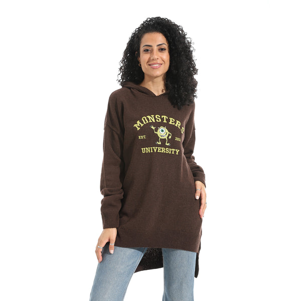 Printed_Long_Sleeves_Hoodie_-_Brown