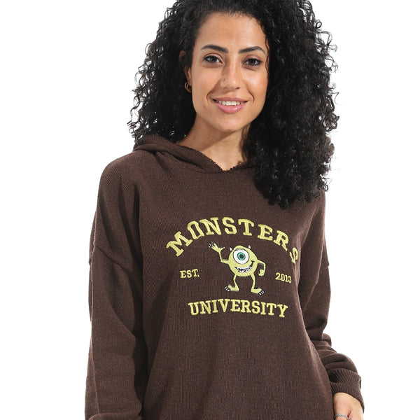 Printed_Long_Sleeves_Hoodie_-_Brown