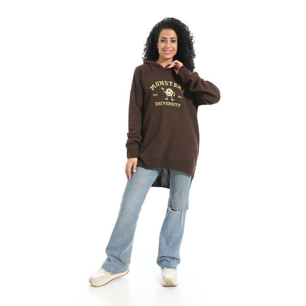 Printed_Long_Sleeves_Hoodie_-_Brown