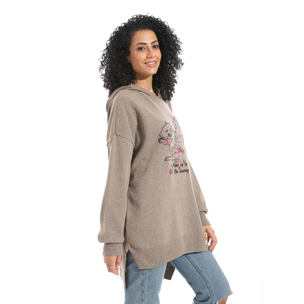 Printed_Long_Sleeves_Hoodie_-_Beige